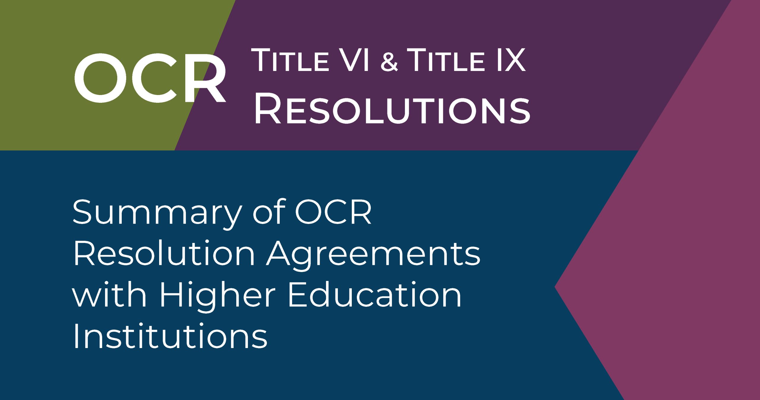 OCR Resolutions cover
