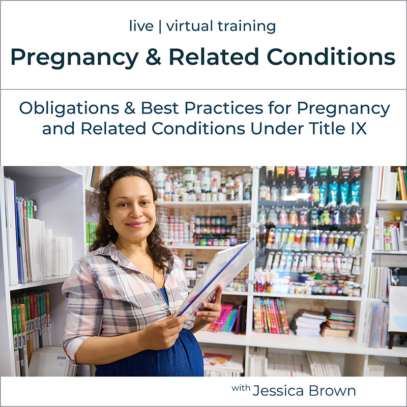 Pregnancy and Related Conditions training