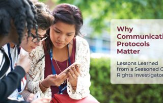 communication protocols civil rights investigator