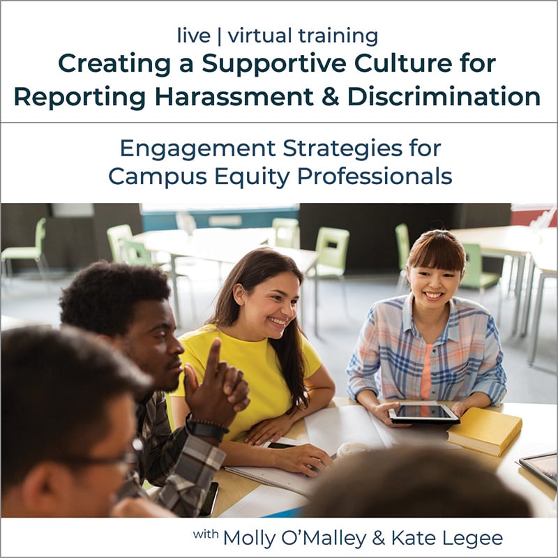 reporting harassment and discrimination training