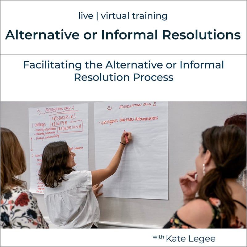 alternative resolutions training